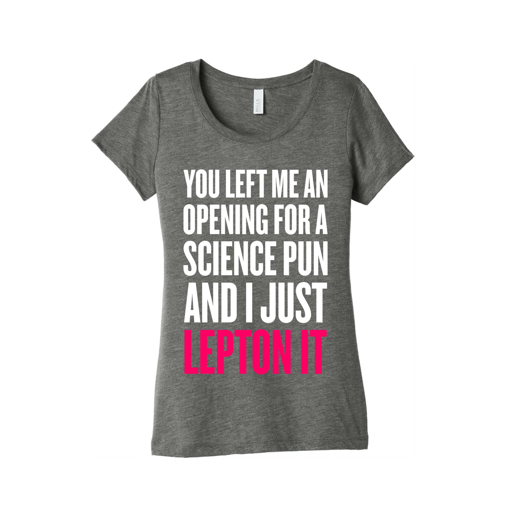 You Left Me An Opening For A Science Pun Women's Triblend Tee